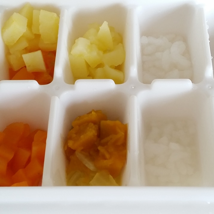 おかゆと野菜を同時に仕込む 離乳食 初期 中期 レシピ 作り方 By チャミンゴ 楽天レシピ おかゆと野菜を同時に仕込む 離乳食 初期 中期 レシピ 作り方 By チャミンゴ 楽天レシピ